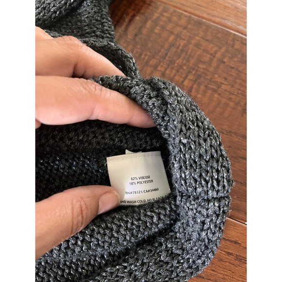 Eileen Fisher Women’s Italian yarn Grey Sweater sz XL - Picture 4 of 6